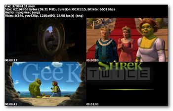 Esegui automaticamente una cattura dei video con Movie Thumbnailer