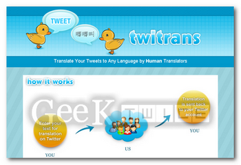 Tradurre automaticamente il tuo twitts con Twitrans