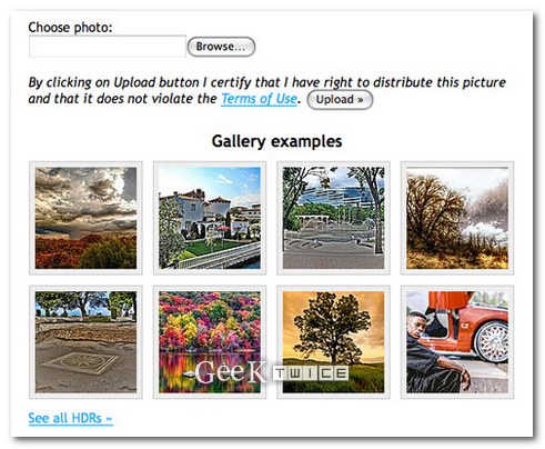 createhdr Modificare le fotografie, creare caricature o effetti divertenti: i migliori 25 servizi online