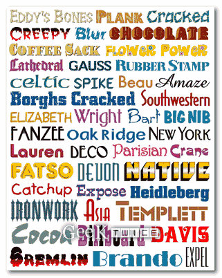 fonts