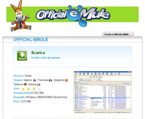 Attenzione ad Emule official